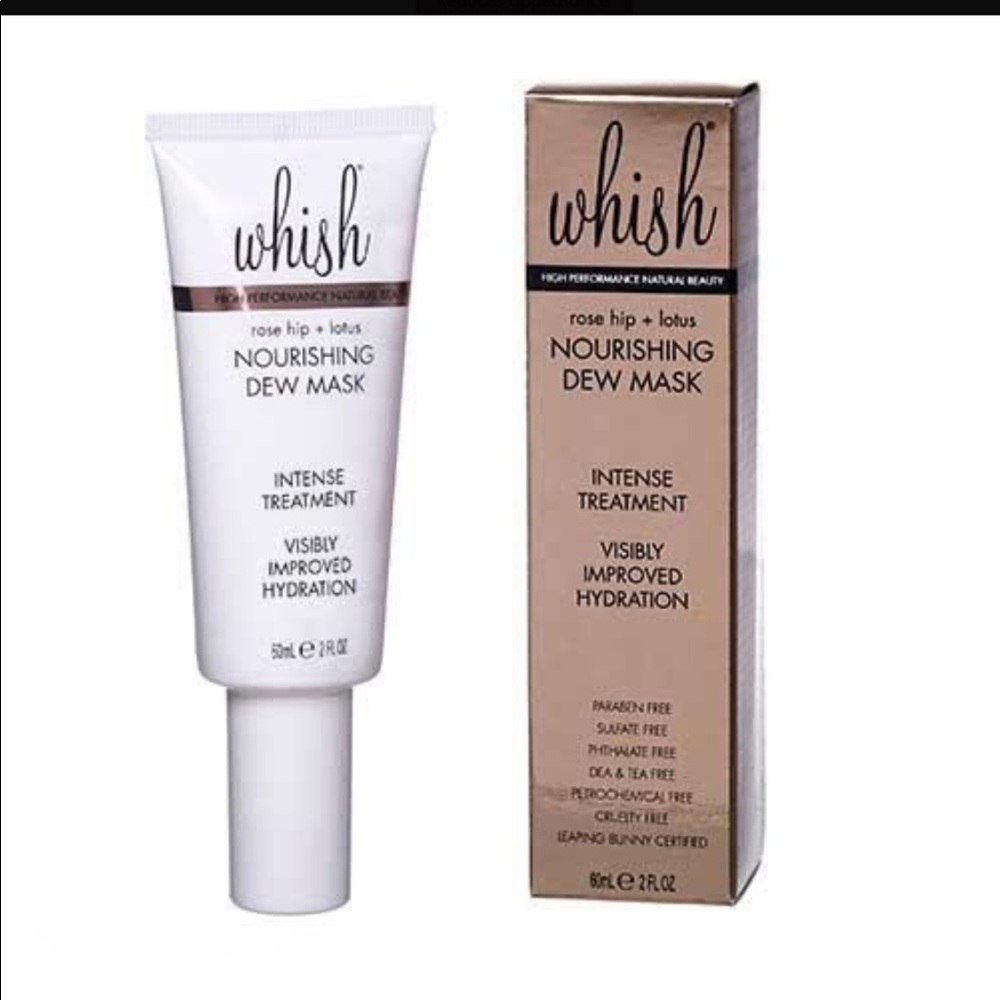 Whish rose hips + lotus nourishing dew mask
